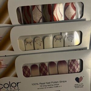 3 pack bundle color street nails- NEW